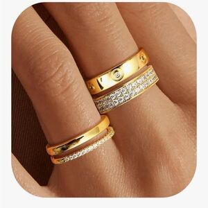 Gold Ring Set Size 5